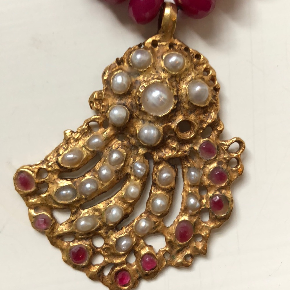 Ruby Rough Cut Necklace - image 5